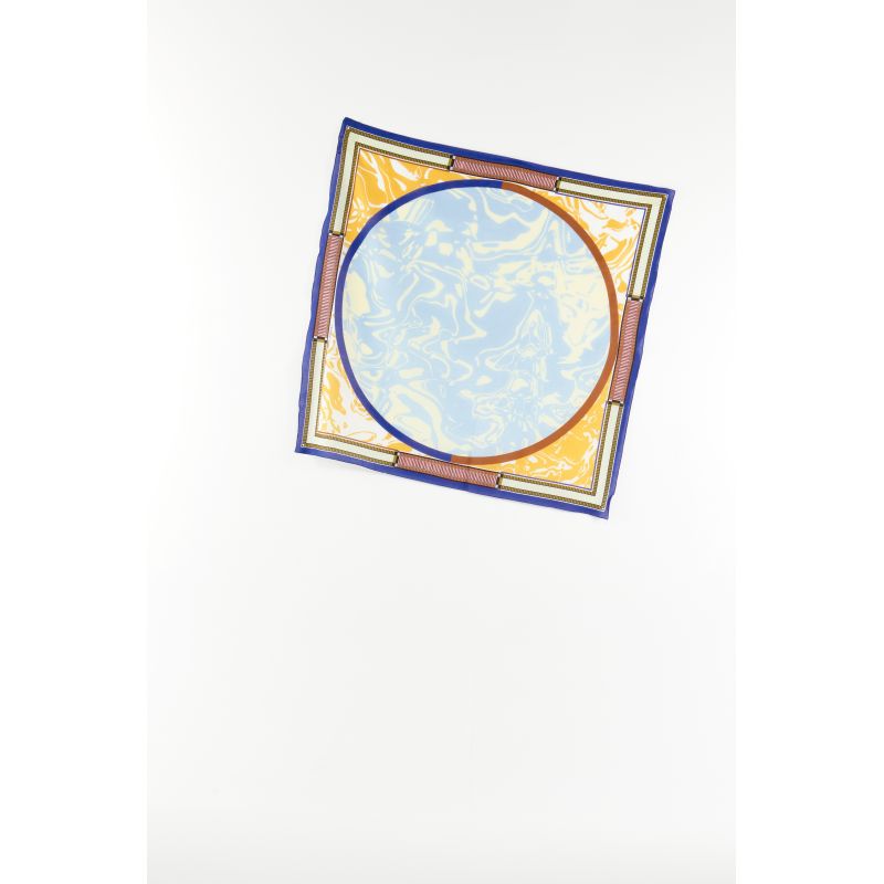 D - Foulard Fusion Citrine Lot De 2