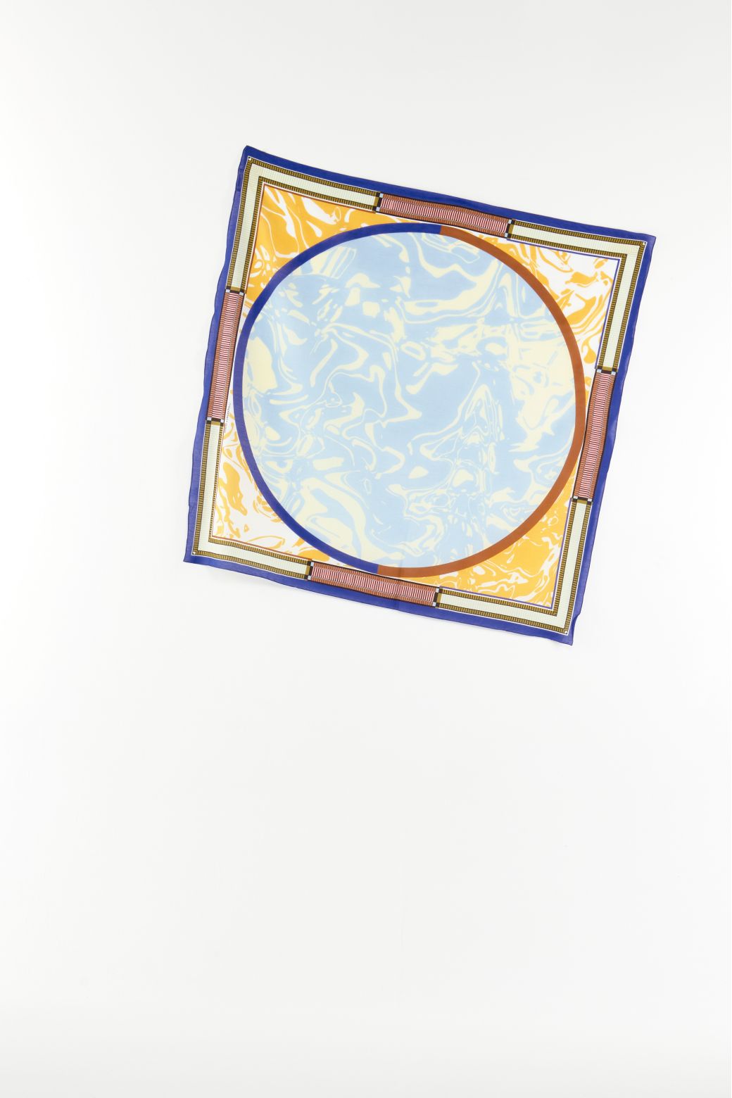 D - Foulard Fusion Citrine Lot De 2