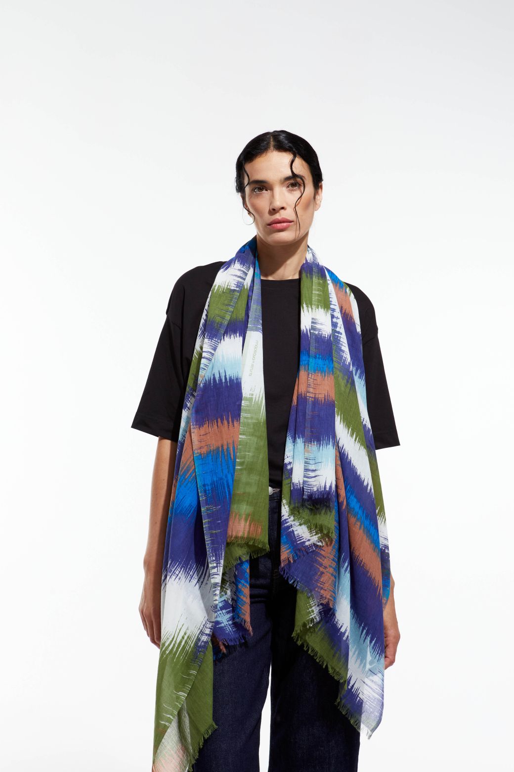 H - Foulard Reflet Ocean Lot De 2