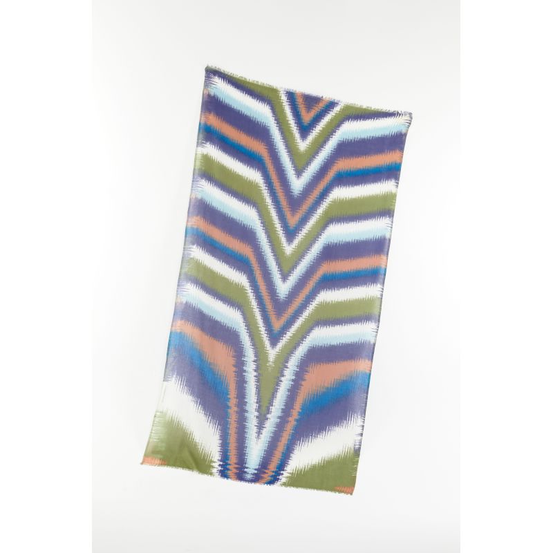 H - Foulard Reflet Ocean Lot De 2