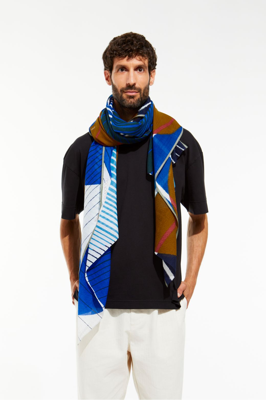 K - Foulard Cinetique Bleu Lot De 2