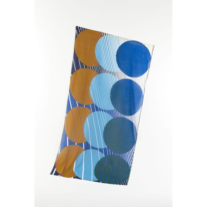 K - Foulard Cinetique Bleu Lot De 2