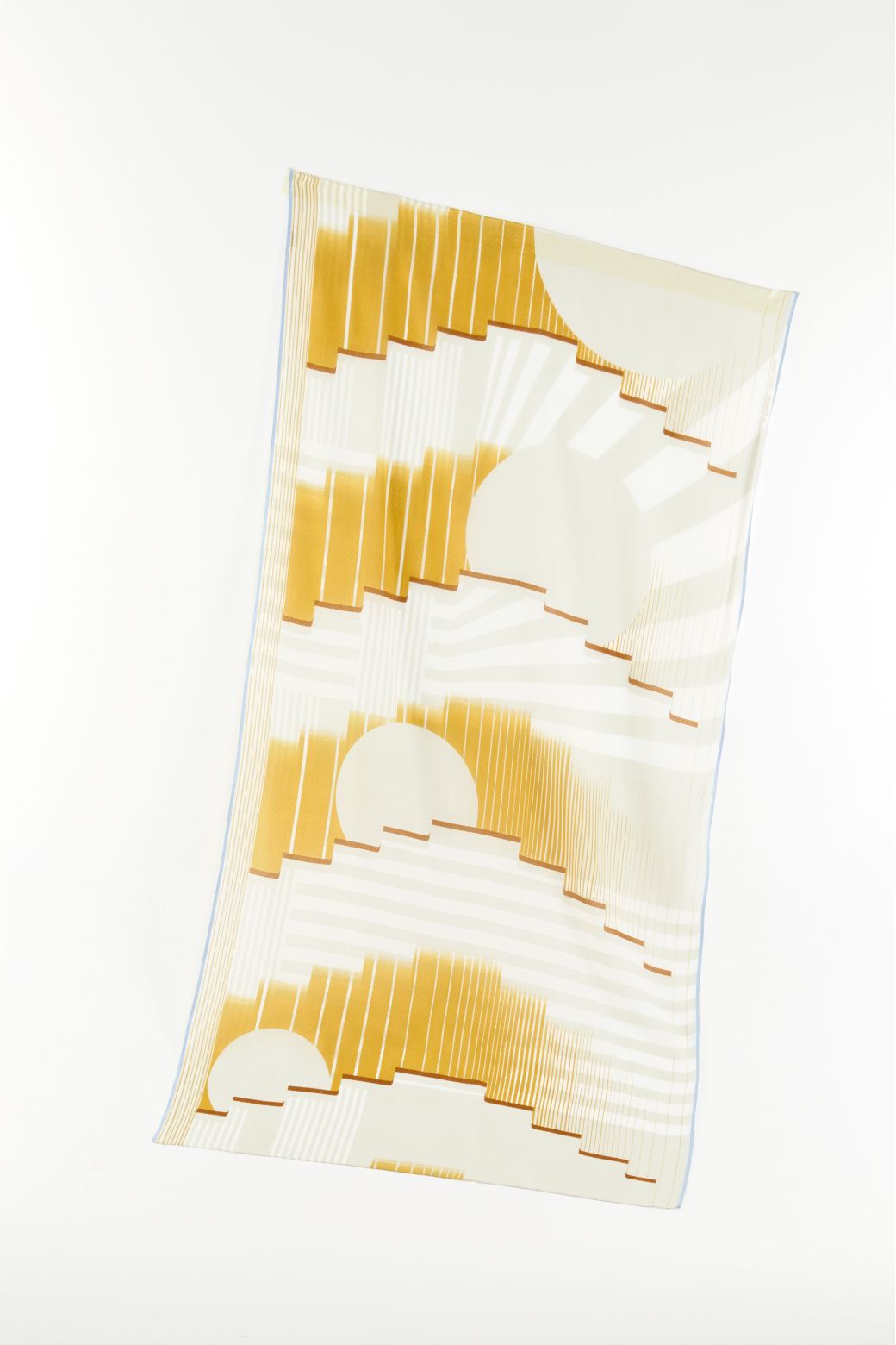 L - Foulard Soleil Levant Ocre Lot De 2