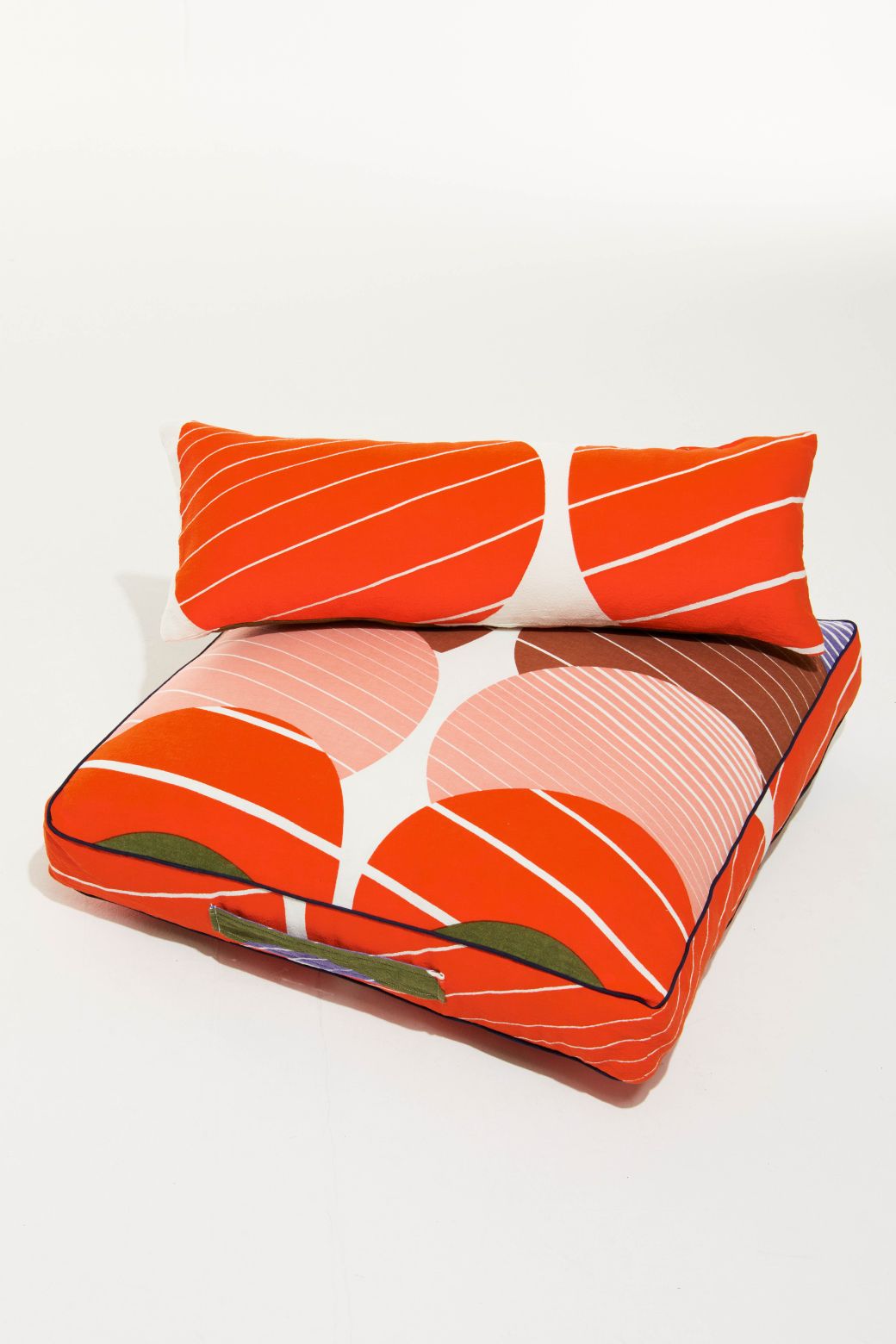 500 - Orange Cinetique Cushion Cover Pack Of 2