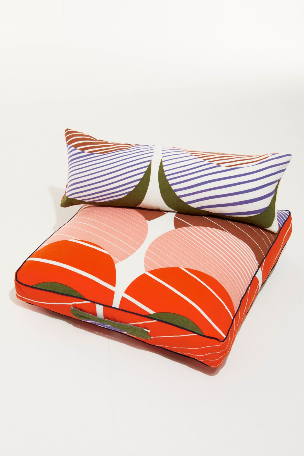 500 - Orange Cinetique Cushion Cover Pack Of 2