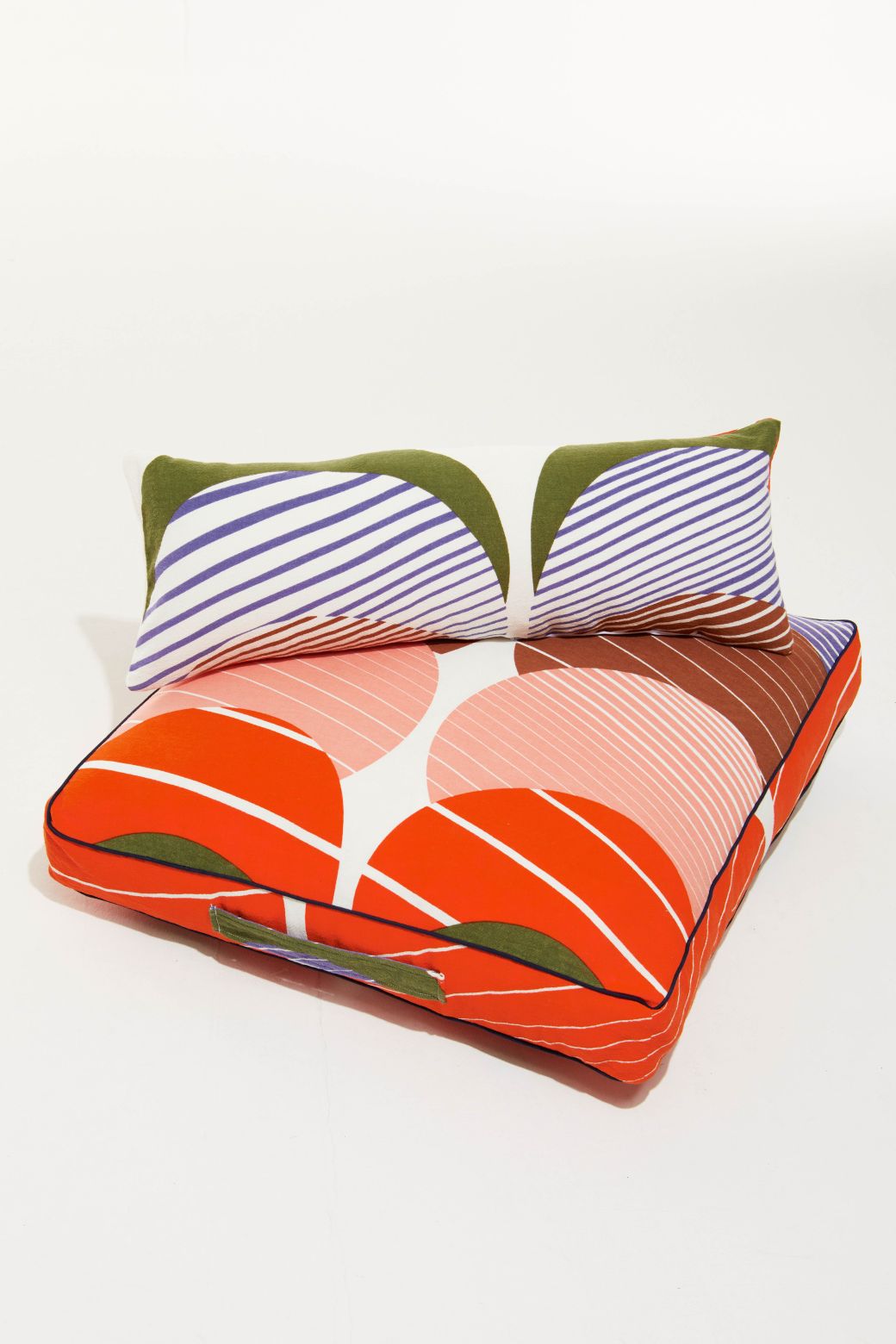 500 - Orange Cinetique Cushion Cover Pack Of 2