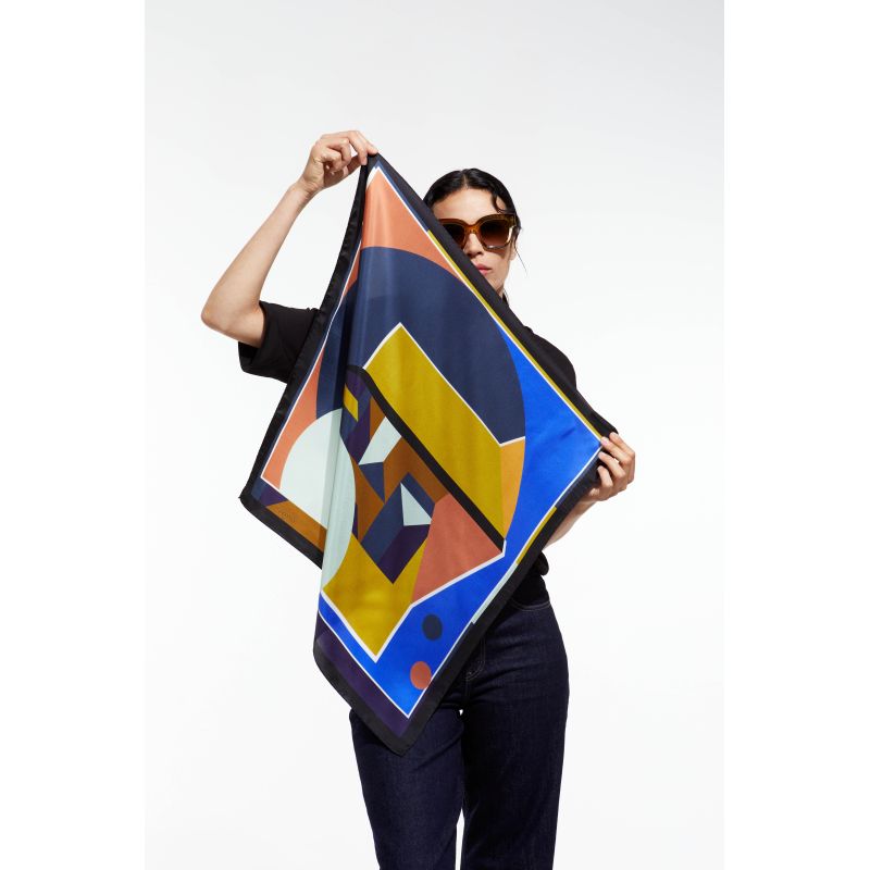 A - Blue Ode Scarf Pack Of 2