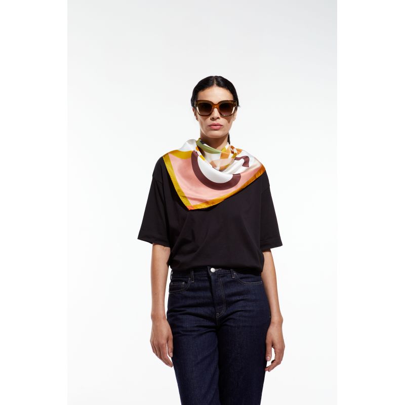 C - Foulard Icone Blush Lot De 2