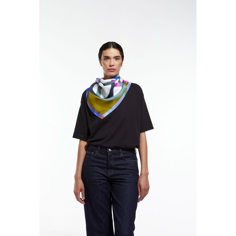 C - Foulard Icone Kaki Lot De 2