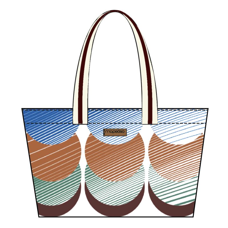 402 - Sac Mirae Cinetique Bleu Lot De 2