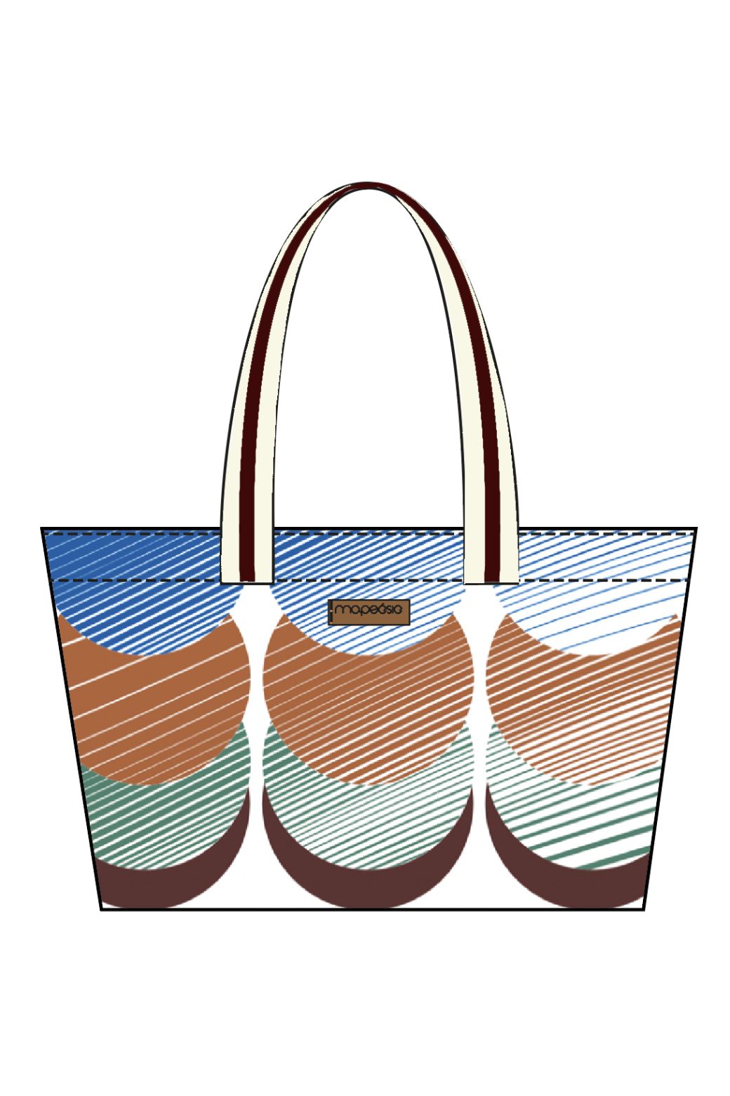 402 - Sac Mirae Cinetique Bleu Lot De 2