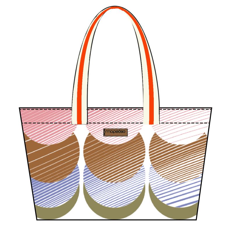 402 - Sac Mirae Cinetique Orange Lot De 2