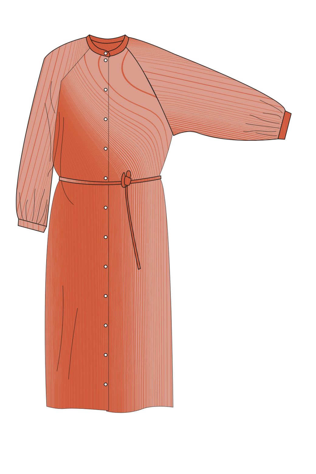 107 - Robe Eulalie Boreal Corail Lot De 2