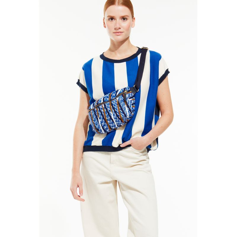 405 - Sac Banane L Chiara Resonance Bleu Lot De 2