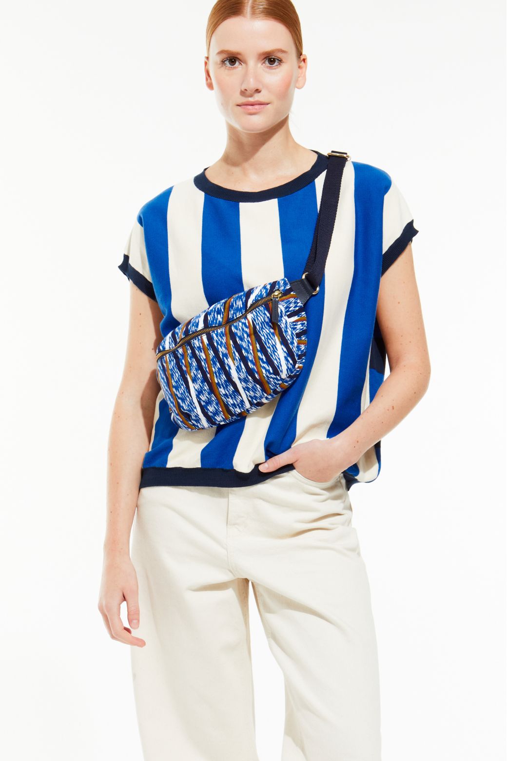 405 - Sac Banane L Chiara Resonance Bleu Lot De 2