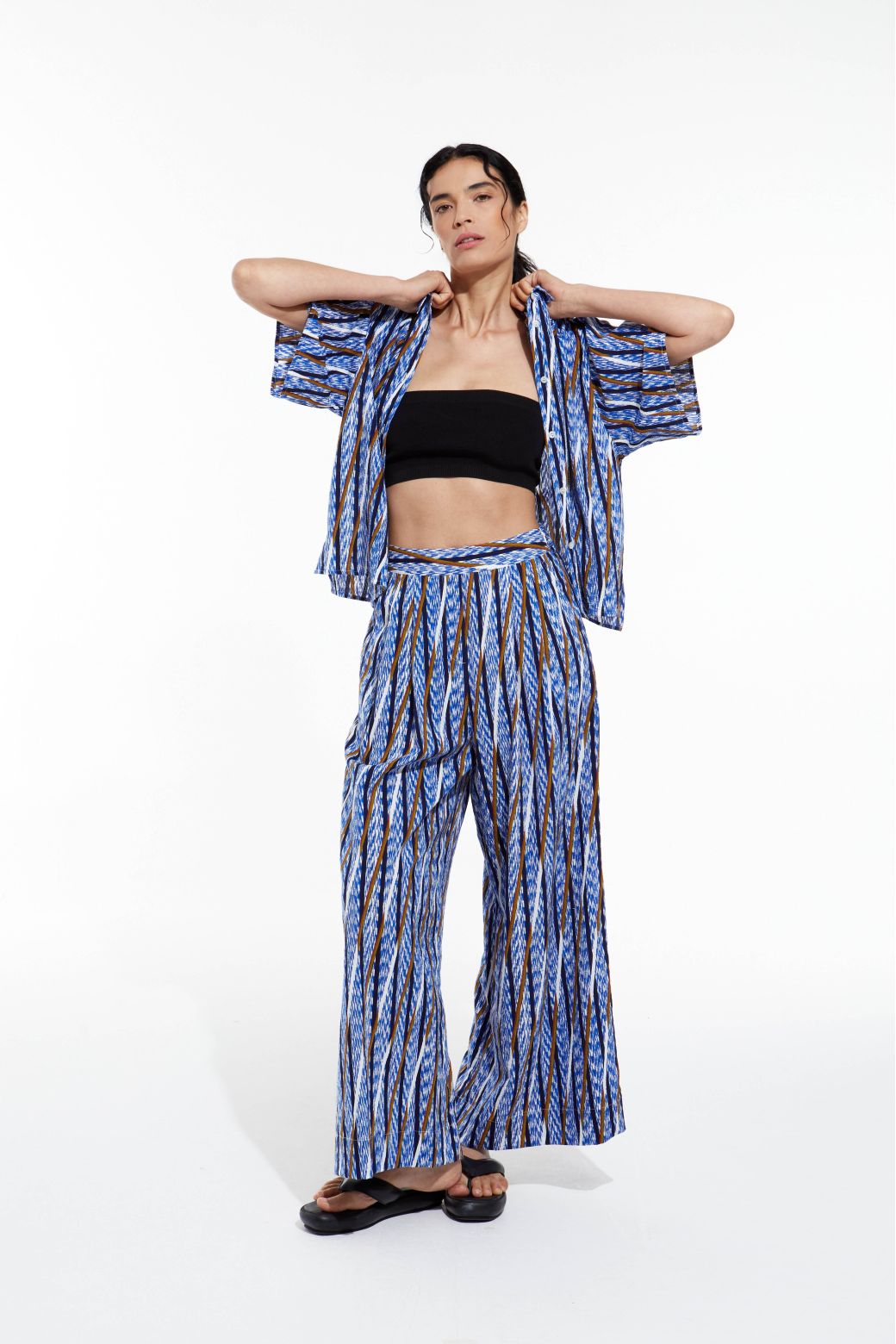 104 - Pantalon Penelope Resonance Bleu Lot De 2