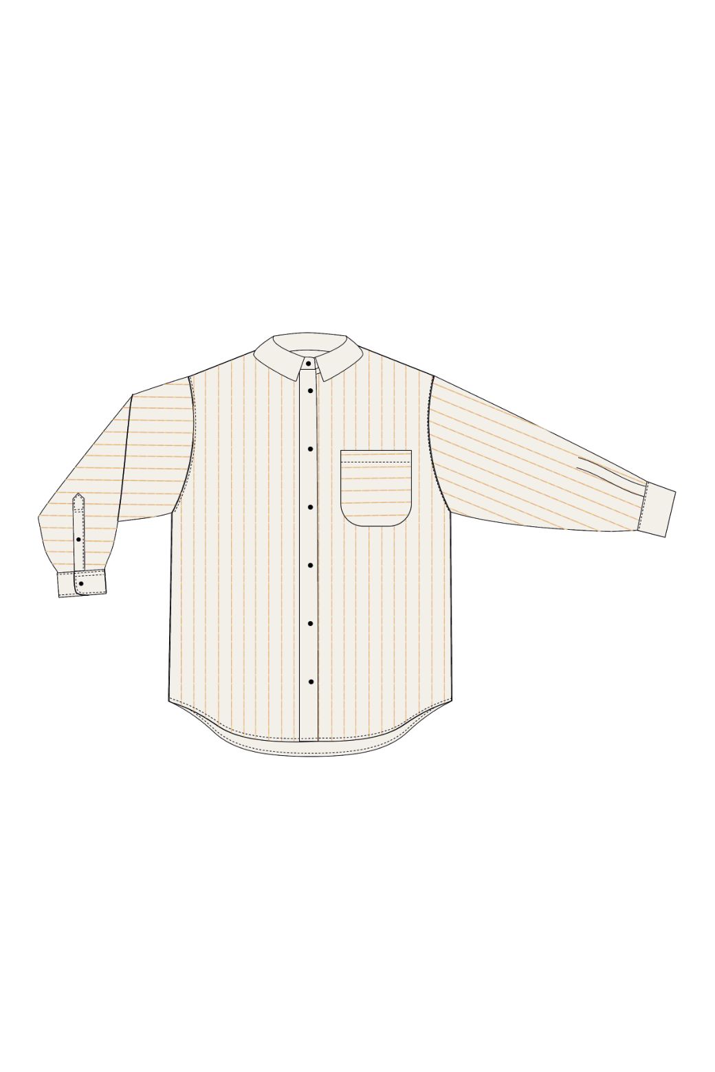 101 - Chemise Marcel Venus Ecru Lot De 2