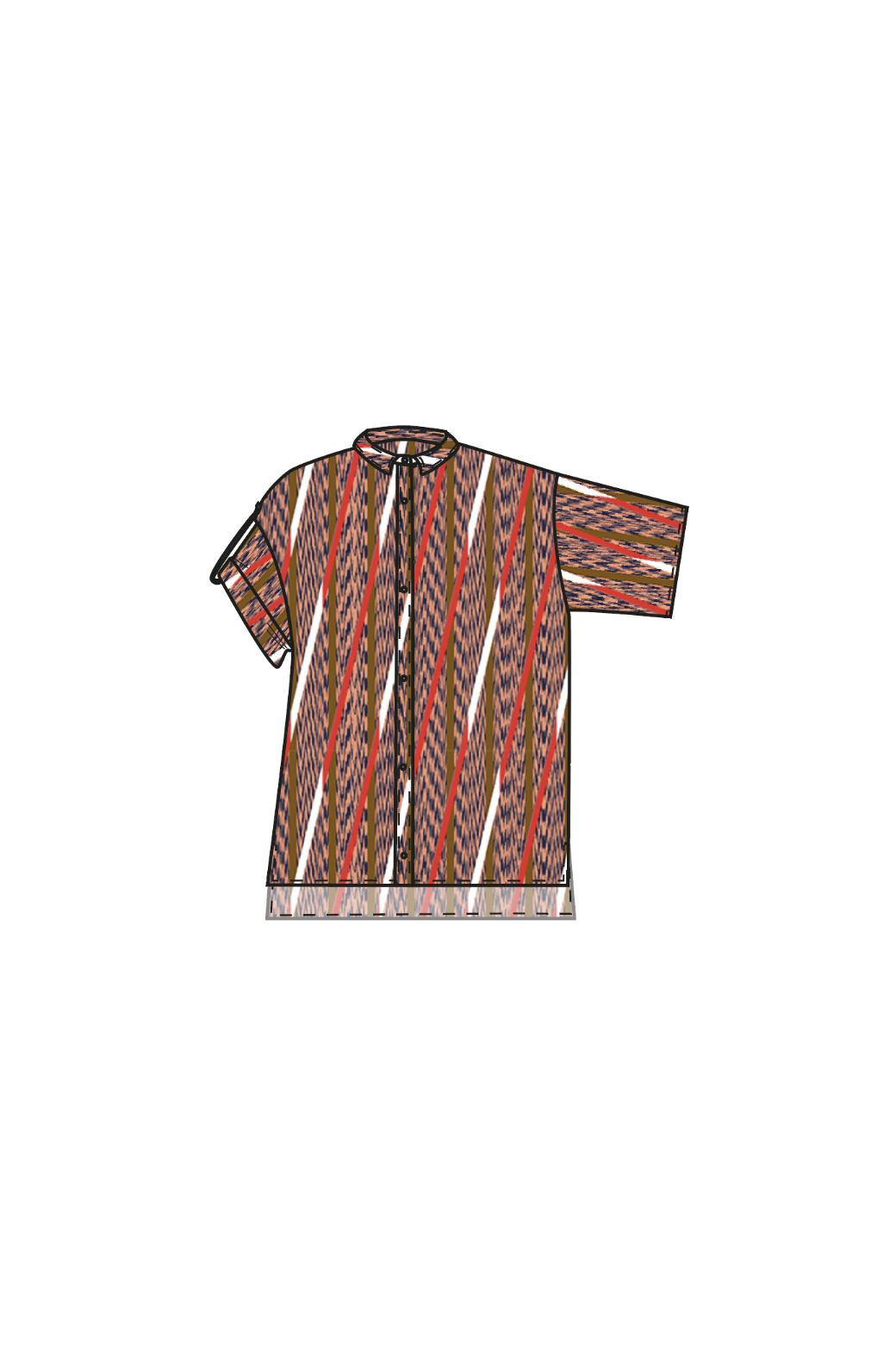 104 - Chemise Andrew Resonance Cinabre Lot De 2