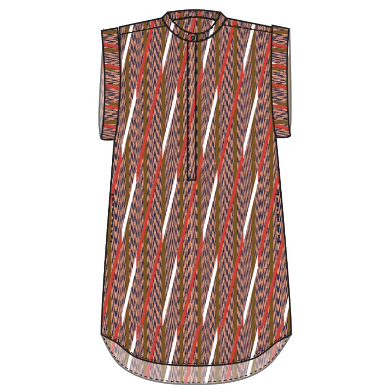 104 - Robe Syracuse Resonance Cinabre Lot De 2