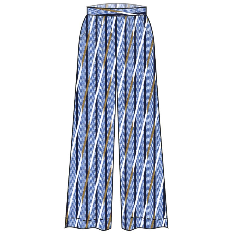 104 - Pantalon Penelope Resonance Bleu Lot De 2