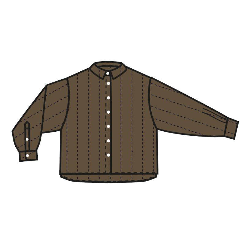 109 - Chemise Rosalie Gobi Kaki Lot De 2