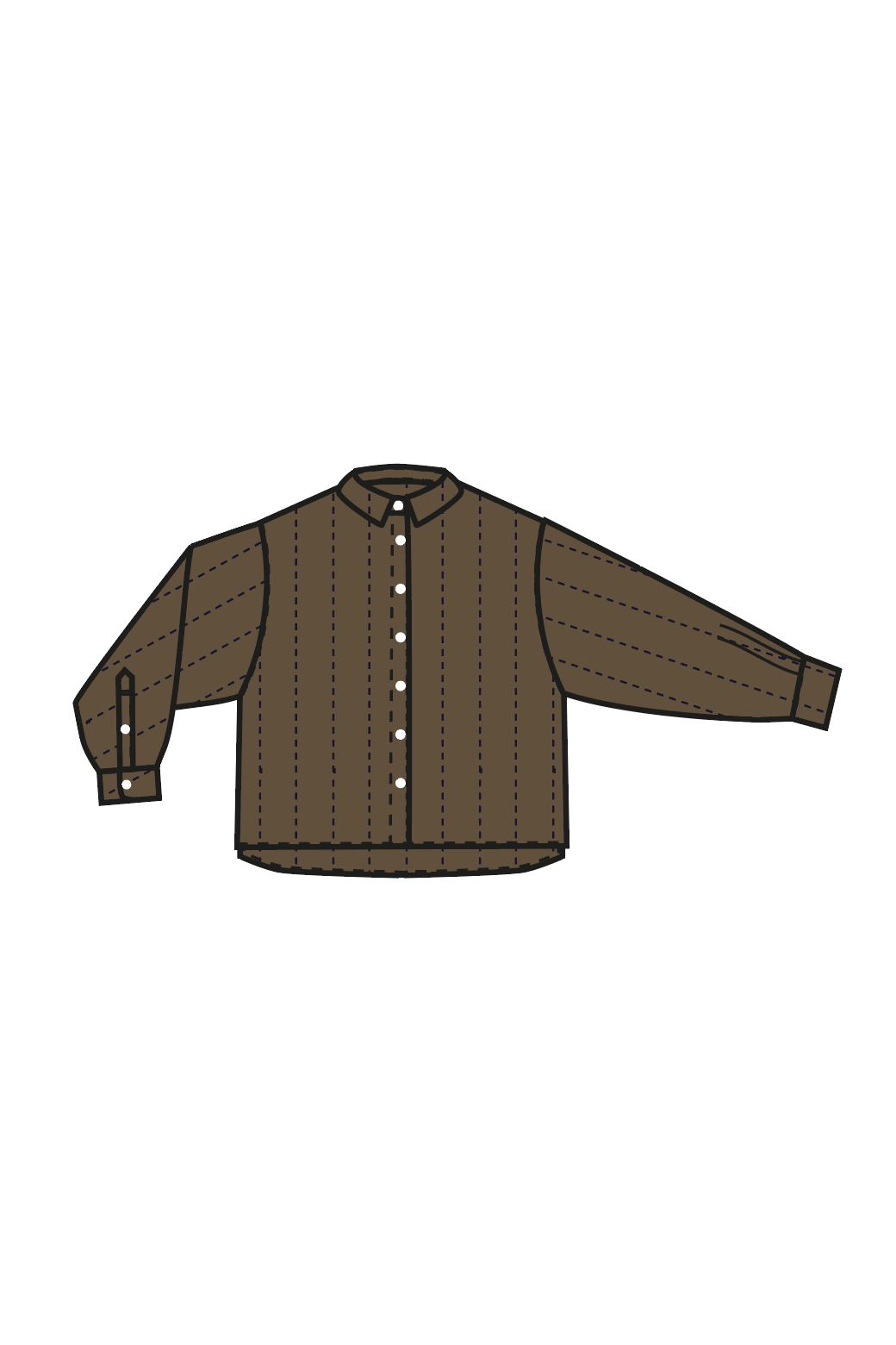 109 - Chemise Rosalie Gobi Kaki Lot De 2