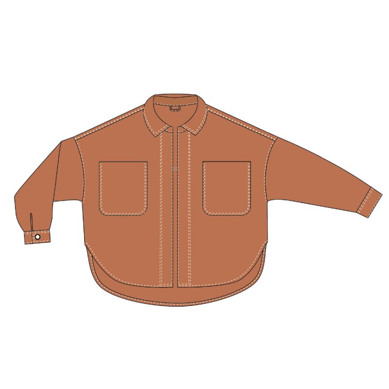 112 - Veste Jacky Dune Terracotta Lot De 2
