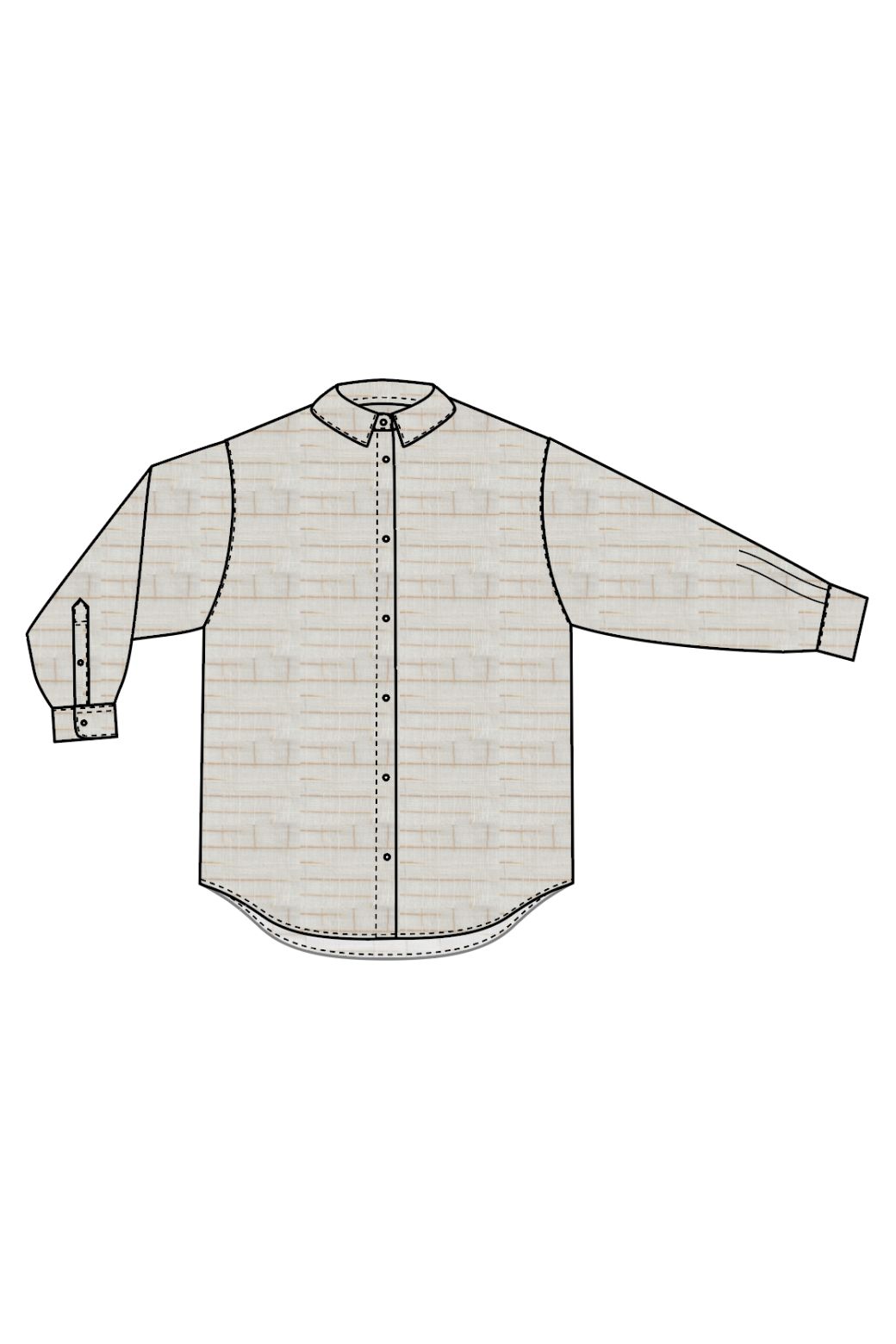 114 - Chemise Marcel Trema Ecru Lot De 2