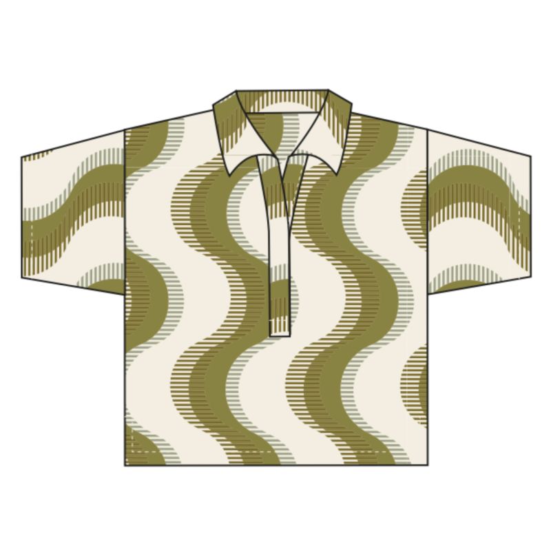 115 - Polo Eros Equinoxe Kaki Lot De 2