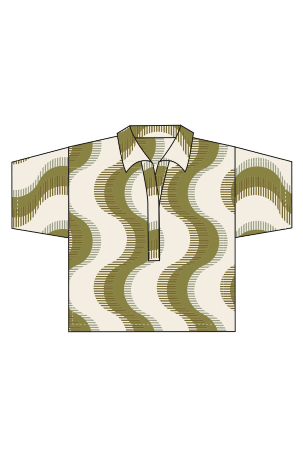 115 - Polo Eros Equinoxe Kaki Lot De 2