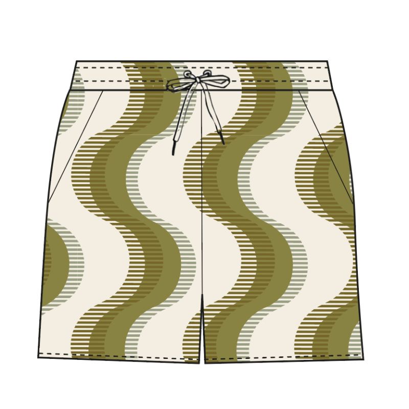 115 - Short Marco Equinoxe Kaki Lot De 2