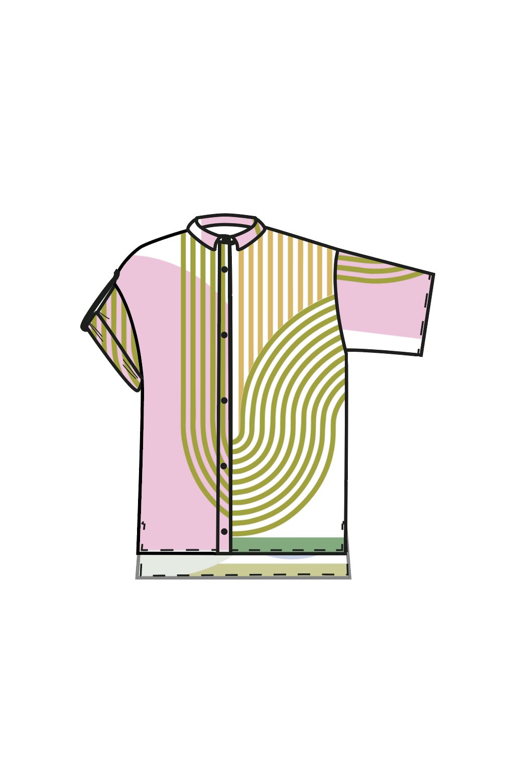 117 - Chemise Andrew Ruisseau Orchidée Lot De 2