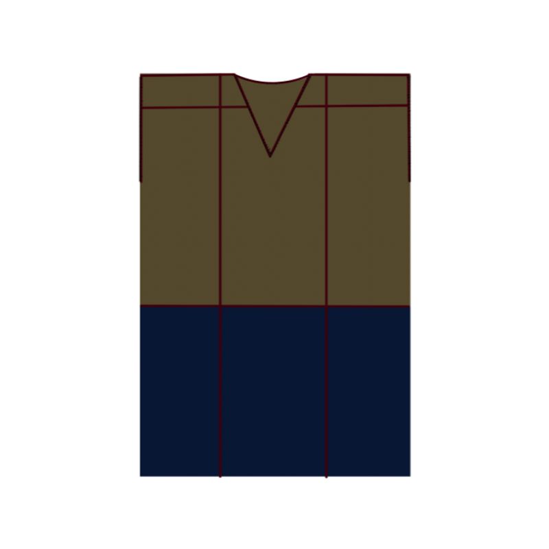 201 - Robe Elia Rhodes Kaki Lot De 2