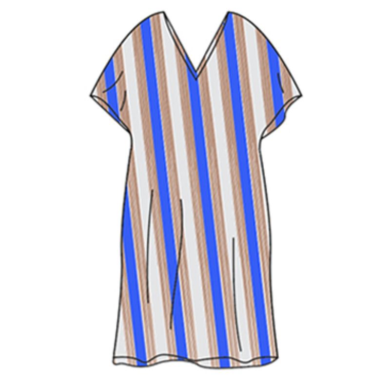 204 - Robe Elia Sahara Bleu Lot De 2