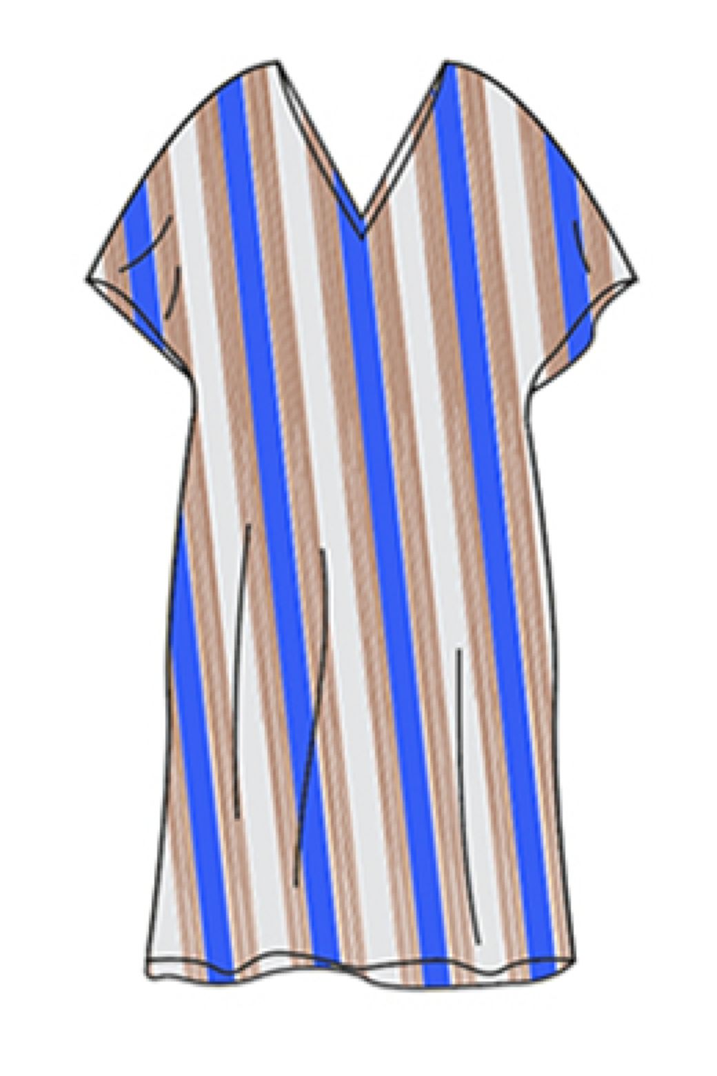 204 - Robe Elia Sahara Bleu Lot De 2