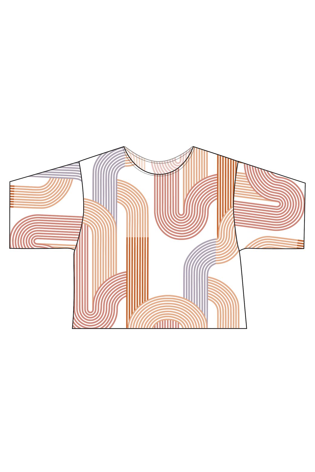 205 - Top Nico Zen Corail Lot De 2