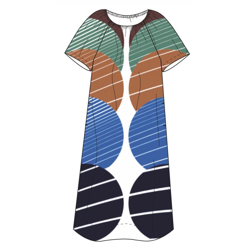 207 - Robe Palao Cinetique Bleu Lot De 2