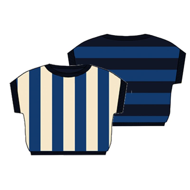 151 - Top Buren Marin Bleu Lot De 2