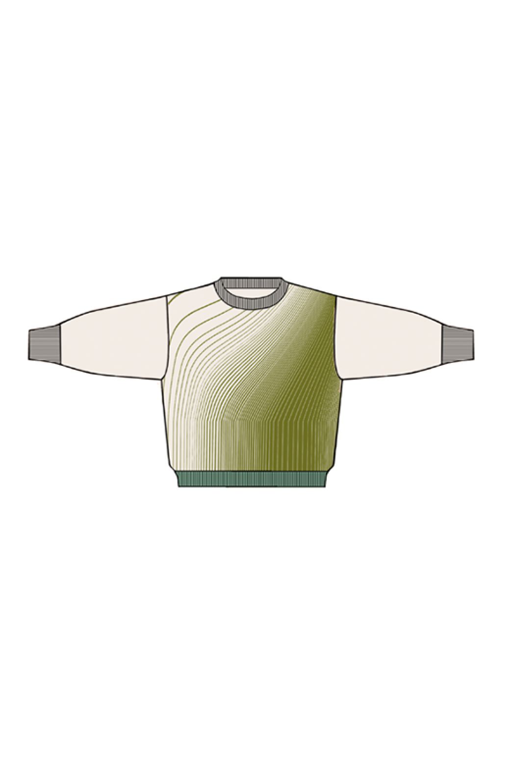 153 - Pull Alex Boreal Kaki Lot De 2