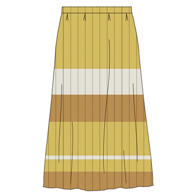 154 - Jupe Lisa Jaspe Ambre Naturel Lot De 2