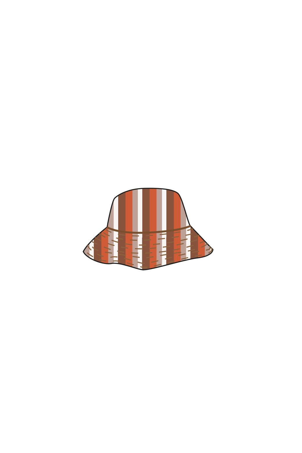 103 - Cinnabar Nino Strate Bucket Hat Pack Of 2