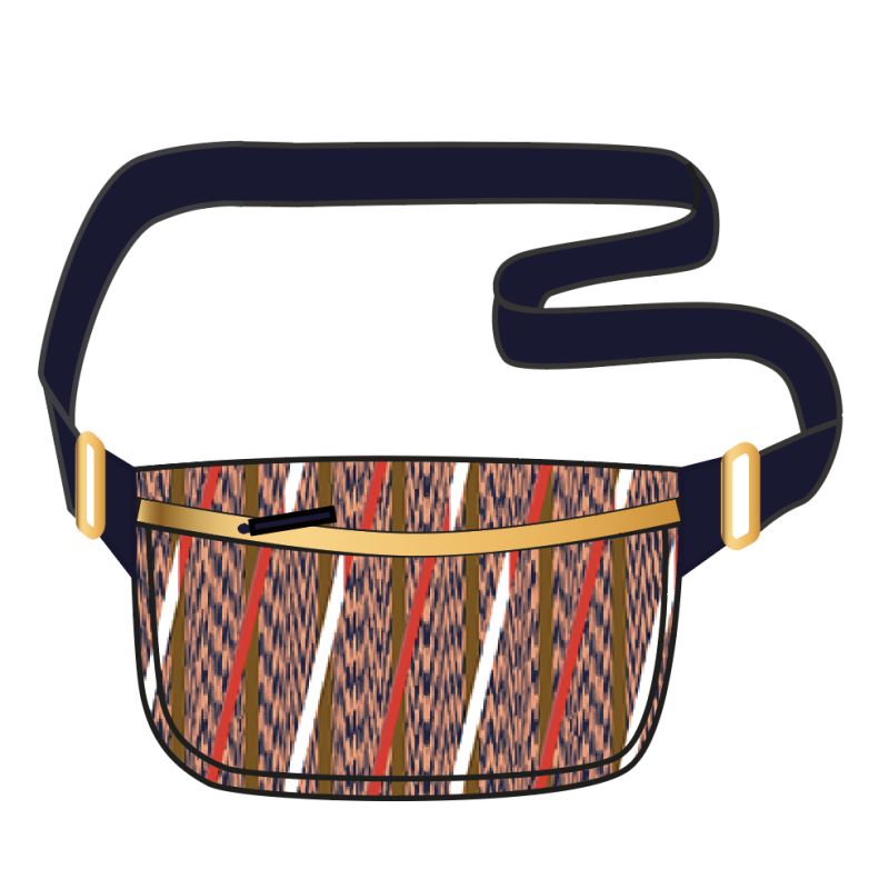 405 - Sac Banane L Chiara Resonance Cinabre Lot De 2