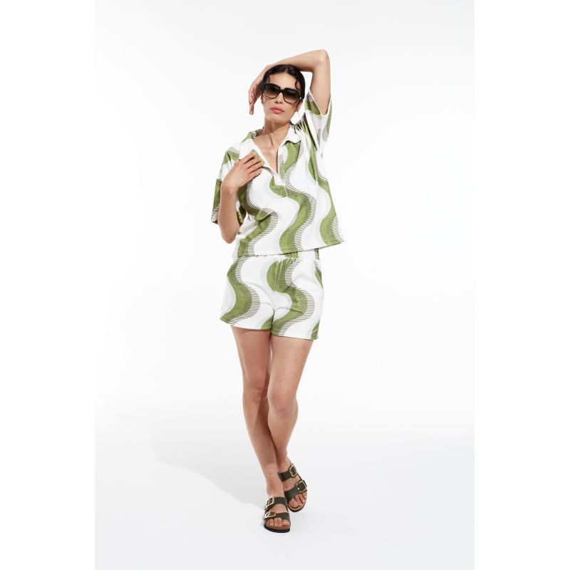 115 - Short Marco Equinoxe Kaki Lot De 2