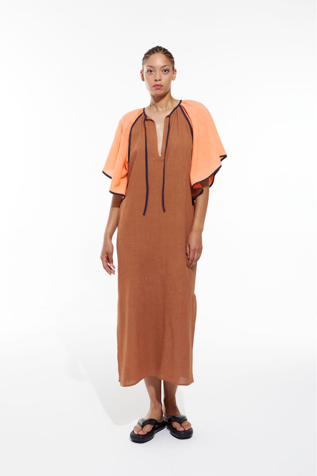 200 - Robe Beth Zephyr Pêche Lot De 2