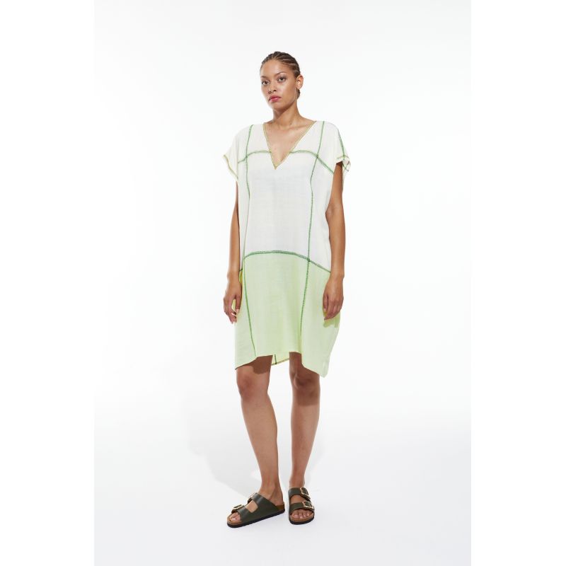 201 - Robe Elia Rhodes Sauge Lot De 2