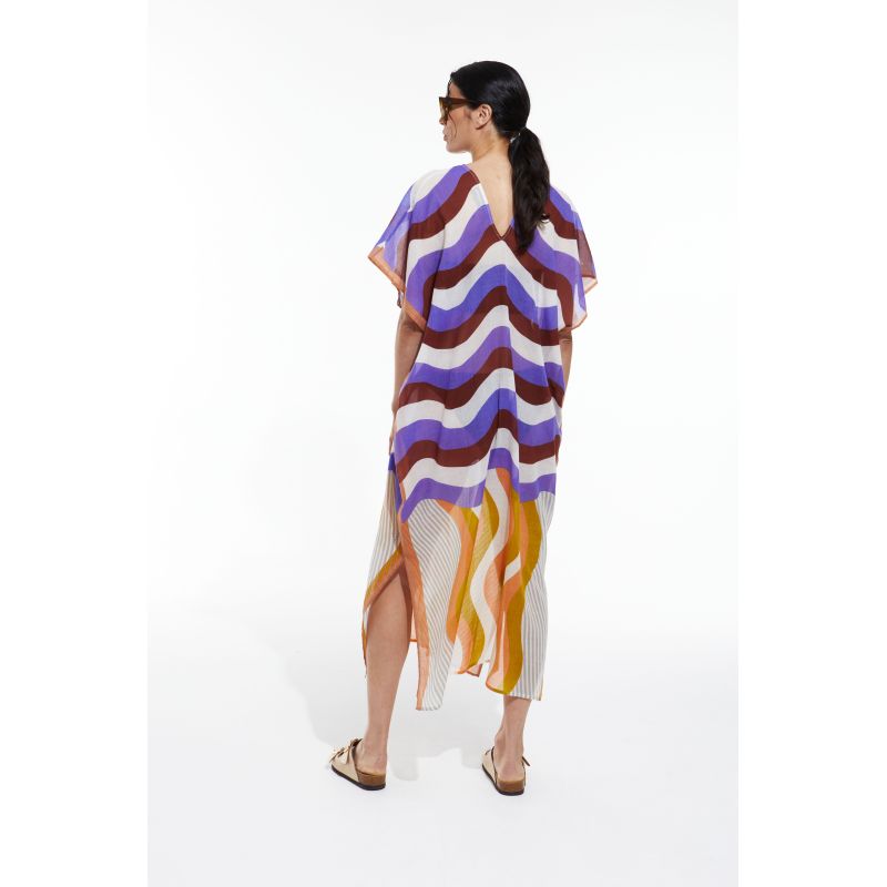 203 - Robe Hydra Gamma Peche Violet Lot De 2