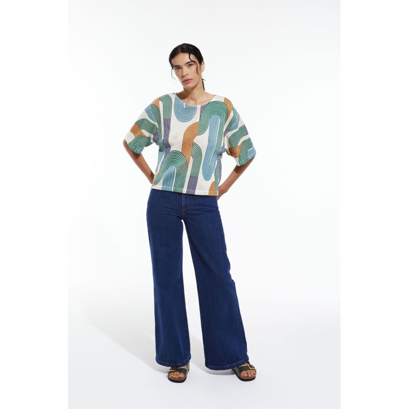 205 - Top Nico Zen Bleu Lot De 2