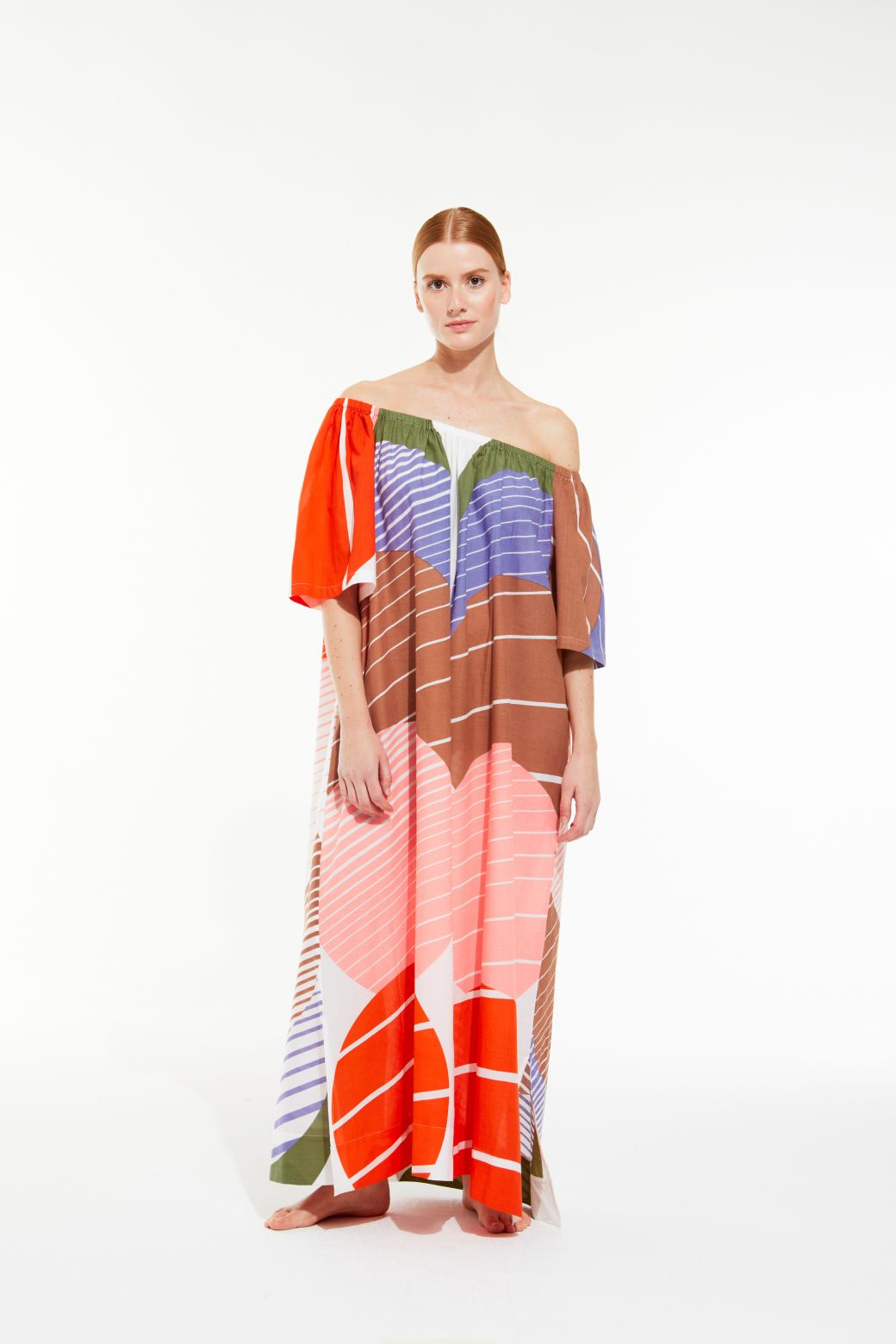 207 - Robe Palao Cinetique Orange Lot De 2