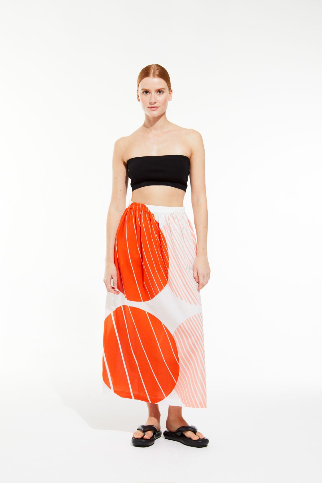 207 - Jupe Juliette Cinetique Orange Lot De 2