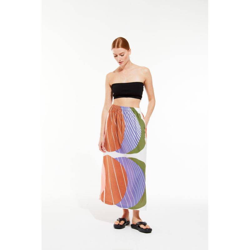 207 - Jupe Juliette Cinetique Orange Lot De 2